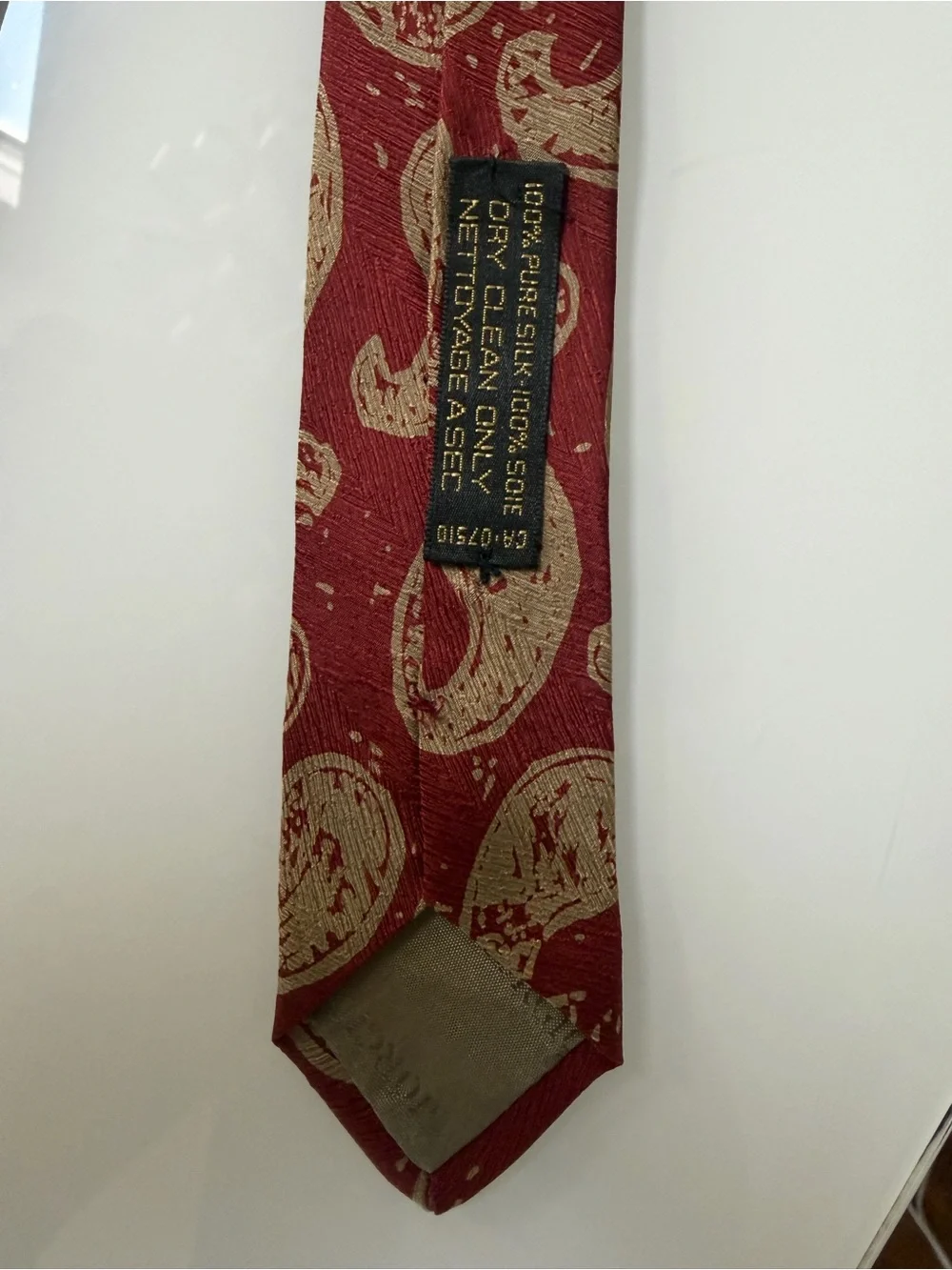 Giorgio Armani Cravatte Men’s 100% Silk Vintage Tie